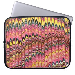 Colourful Victorian Marbled Paper Cover