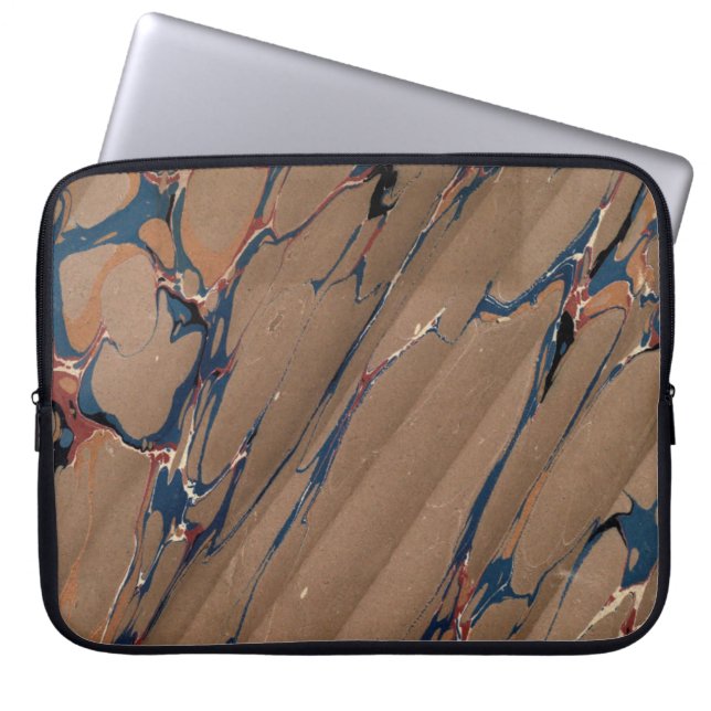 Colourful Victorian Marbled Paper Cover (Front)