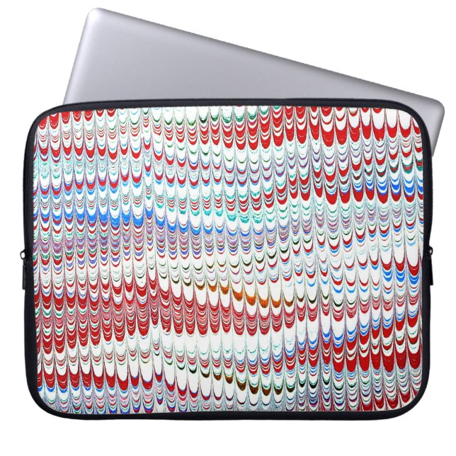 Colourful Victorian Marbled Paper Cover (Front)