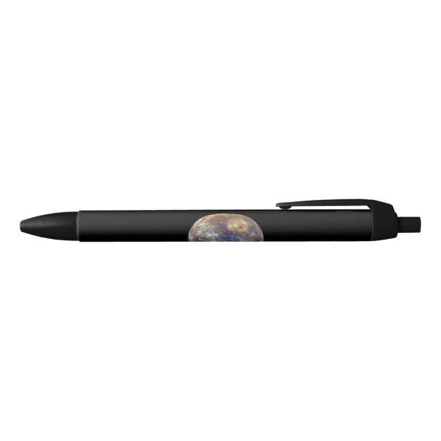 Colourful View of Mercury Black Ink Pen (Top)