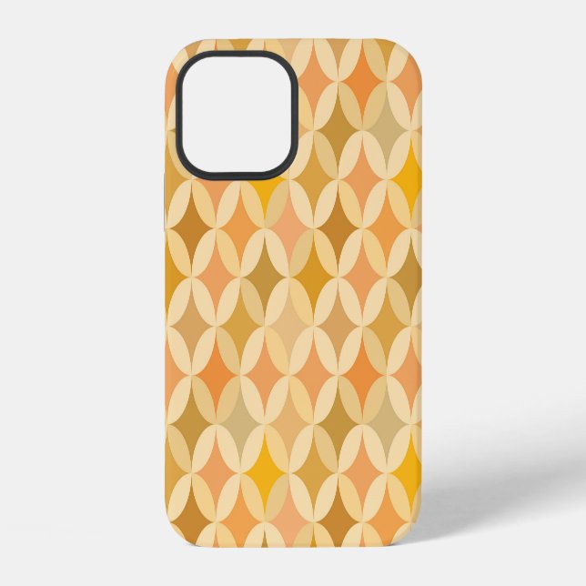 Colourful vintage: abstract pattern. iPhone case (Back)