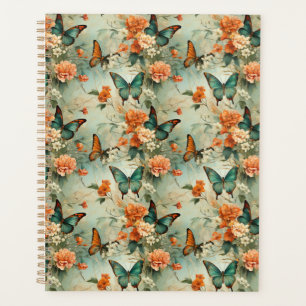 Colourful Vintage Butterflies and Flowers (10) Planner