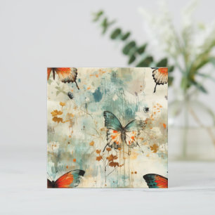 Colourful Vintage Butterflies and Flowers (4)