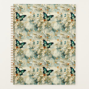 Colourful Vintage Butterflies and Flowers (6) Planner