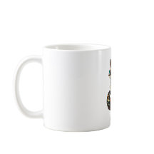 Colourful Vintage Cat Mug – Cute Whimsical Cat Lov