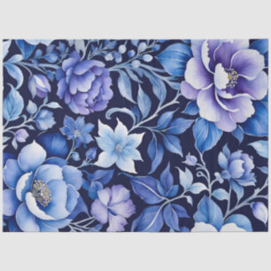 Colourful Vintage Fabric Art Tissue Paper