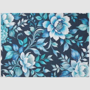 Colourful Vintage Fabric Art Tissue Paper