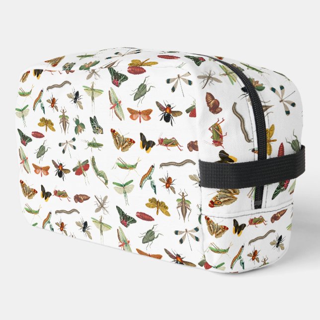 Colourful Vintage Insect Birthday Party Theme Dopp Kit (Left Corner)