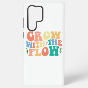 Colourful Vintage Inspirational Quote "Grow" Samsung Galaxy Case
