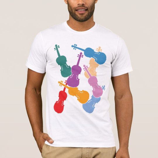 Colourful Violins T-Shirt