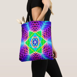 Colourful Vivid Pattern Tote Bag