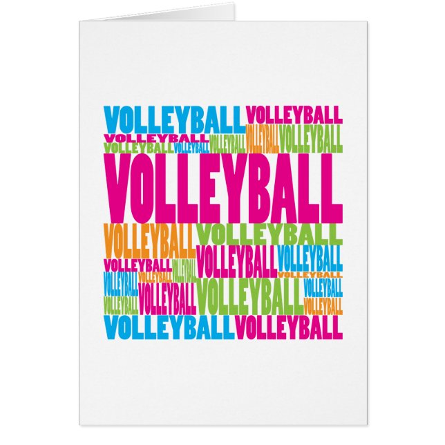 Colourful Volleyball (Front)