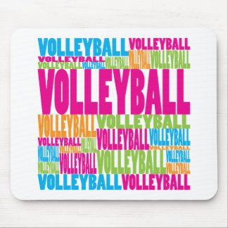 Colourful Volleyball Mouse Mat
