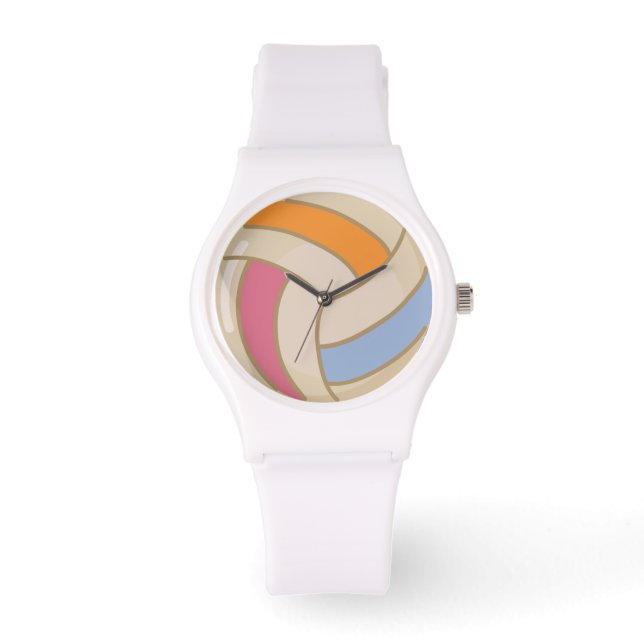Colourful Volleyball Watch (Front)