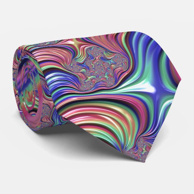 Colourful Vortex Tie (Rolled)