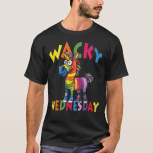 Colourful Wacky Wednesday Zebra Unicorn T-Shirt