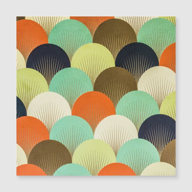 Colourful wallpaper: artistic design. (Front)