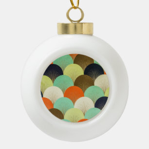 Colourful wallpaper: artistic design. ceramic ball christmas ornament