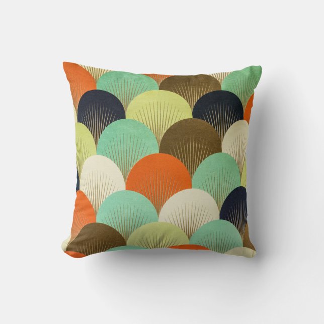 Colourful wallpaper: artistic design. cushion (Front)