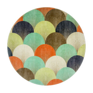 Colourful wallpaper: artistic design. cutting board