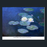 colourful Water Lilies in pond by Claude Monet Poster<br><div class="desc">This painting titled, colourful Water Lilies in pond by Claude Monet is made by the famous artist, Claude Monet. About Claude Monet Claude Monet was the founder of the French impressionist painting style;colourful Water Lilies in pond by Claude Monet the most consistent and prolific practitioner of the movement's philosophy of...</div>