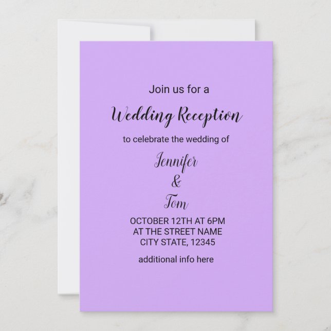 Colourful watercolor add your name text editable invitation (Front)