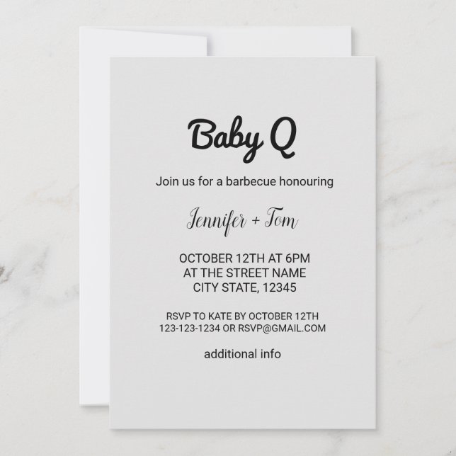 Colourful watercolor add your name text editable invitation (Front)