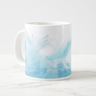 colourful watercolor background for your 2 large coffee mug