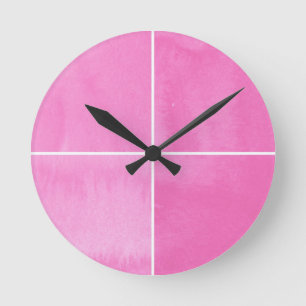 colourful watercolor background for your 2 round clock