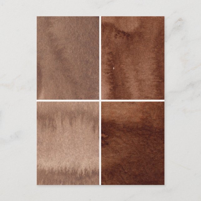 colourful watercolor background for your 5 postcard (Front)