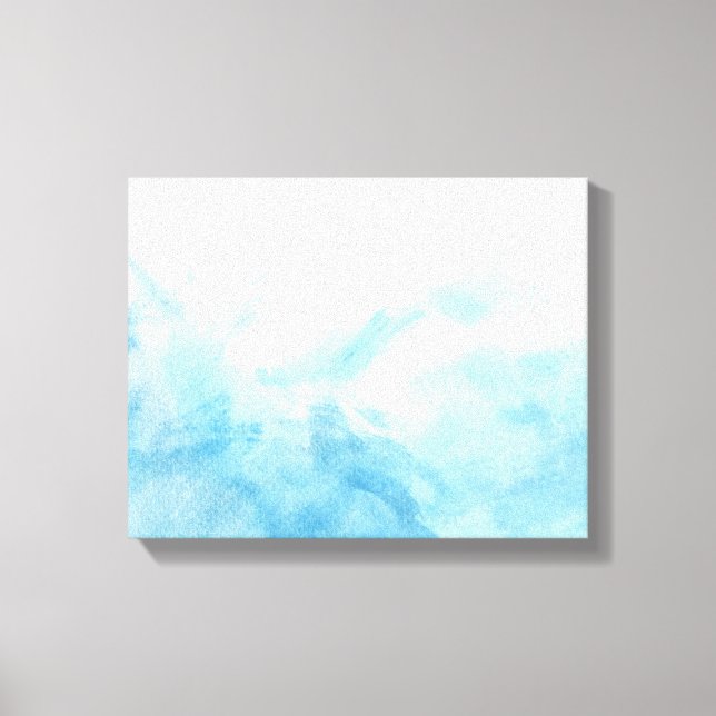 colourful watercolor background for your canvas print (Front)