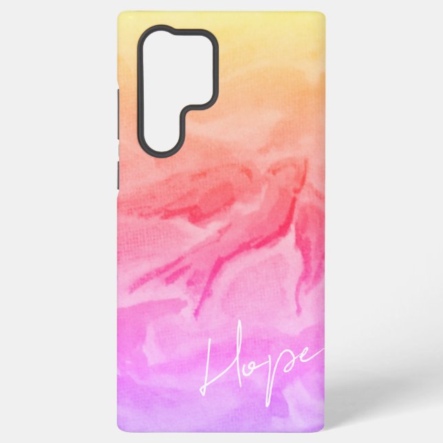 Colourful Watercolor Bird Original Phone Case (Back)