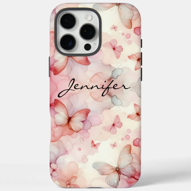 Colourful Watercolor Butterfly iPhone Case-Mate iPhone Case (Back)