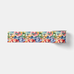 Colourful Watercolor Cowboy Hats Western Style Ar Grosgrain Ribbon