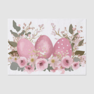 Colourful watercolor Easter Eggs Tissue Paper