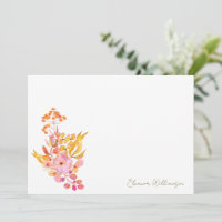 Colourful Watercolor Floral Brunch Bubbly Shower