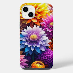 Colourful Watercolor Flowers   iPhone 14 Plus Case