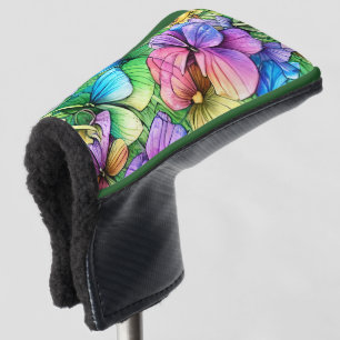 Colourful Watercolor Garden Golf Head Cover