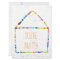 Colourful WaterColor house 'You're Invited' cards
