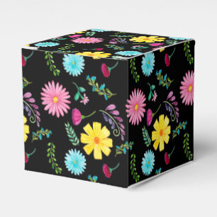 Colourful Watercolor Mexican Fiesta Favour Box