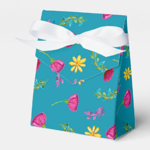 Colourful Watercolor Mexican Fiesta Favour Box