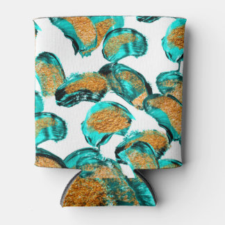 Colourful Watercolor, Modern Art. Can Cooler