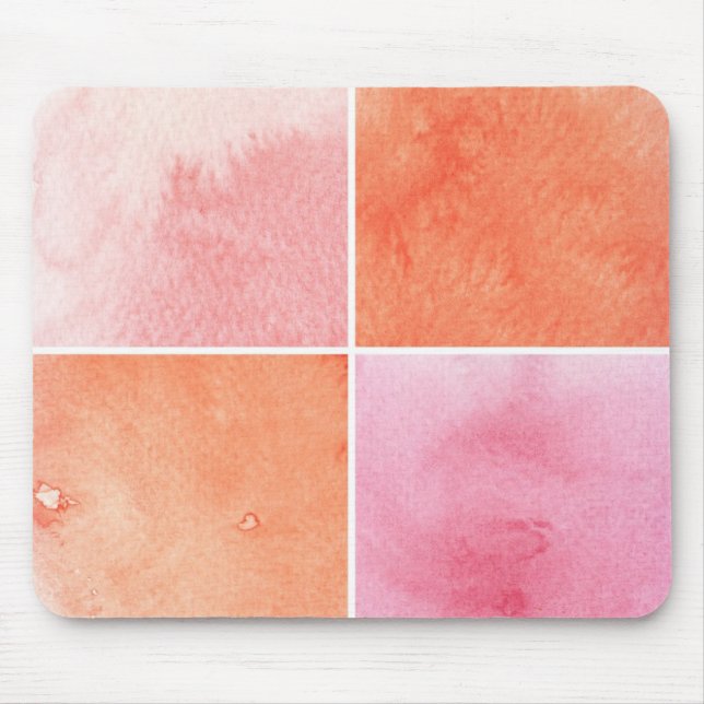 colourful watercolor mouse mat (Front)