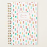 Colourful Watercolor Pattern Planner<br><div class="desc">Colourful Watercolor Pattern Planner</div>