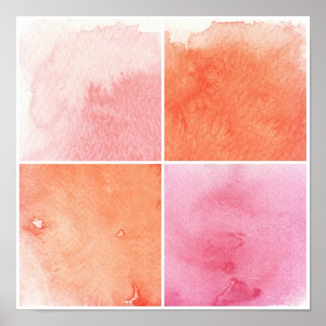 colourful watercolor poster (Front)