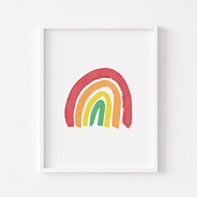 Colourful watercolor rainbow poster (Creator Uploaded)