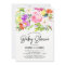 Colourful Watercolor Spring Blooms Baby Shower