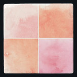 colourful watercolor stone coaster<br><div class="desc">colourful watercolor background - perfect background with space for text or image © and ® Bigstock® - All Rights Reserved. | Create your own watercolor merchandise on Zazzle. Try adding your own text to create a one-of-a-kind product! It's easy to personalise your own item, has no minimum orders & is...</div>