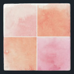 colourful watercolor stone coaster<br><div class="desc">colourful watercolor background - perfect background with space for text or image © and ® Bigstock® - All Rights Reserved. | Create your own watercolor merchandise on Zazzle. Try adding your own text to create a one-of-a-kind product! It's easy to personalise your own item, has no minimum orders & is...</div>