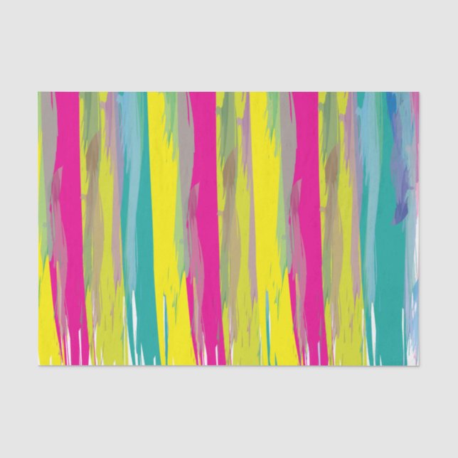 Colourful Watercolor Texture Tissue Paper (Front)